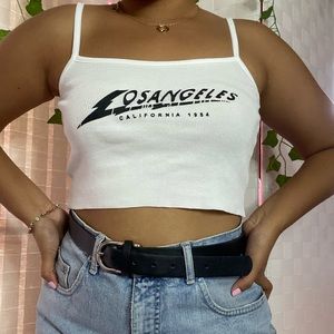 Los Angeles crop top